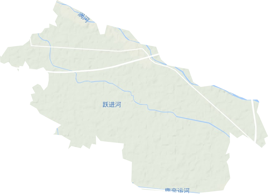 穆店乡地形地图