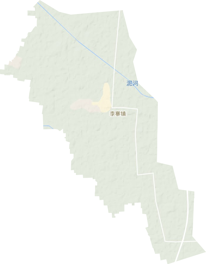 李寨镇地形地图