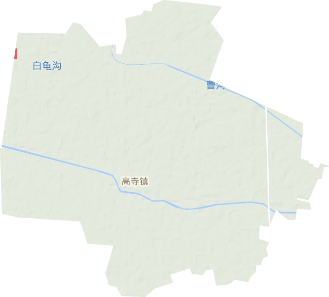 高寺镇地形地图
