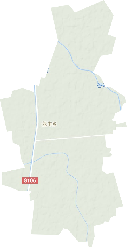 永丰镇地形地图