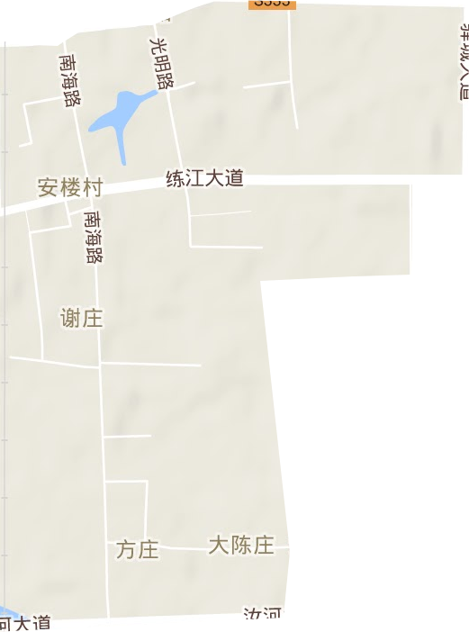 南海街道地形地图