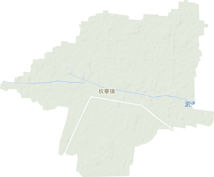 权寨镇地形地图