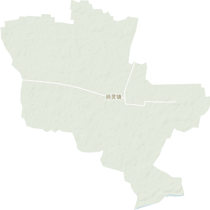 师灵镇地形地图