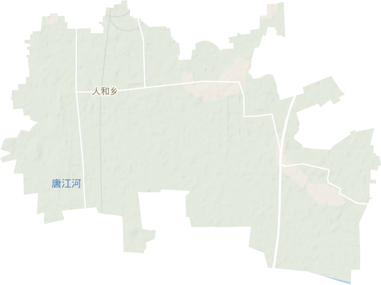 人和乡地形地图