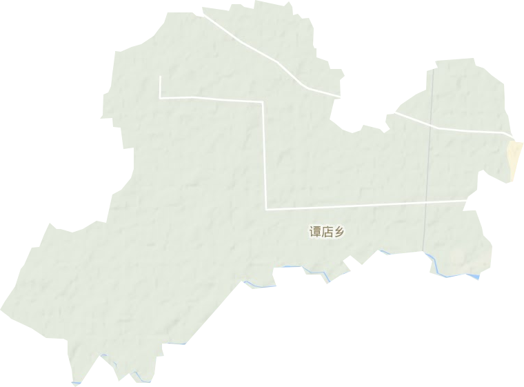 谭店乡地形地图
