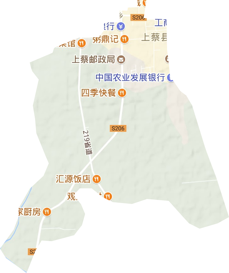 重阳街道地形地图