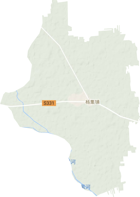 杨集镇地形地图