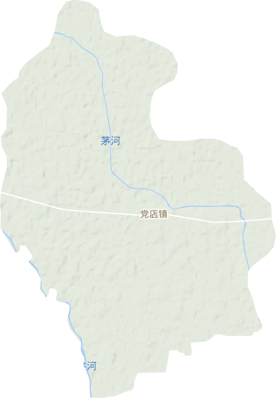 党店镇地形地图