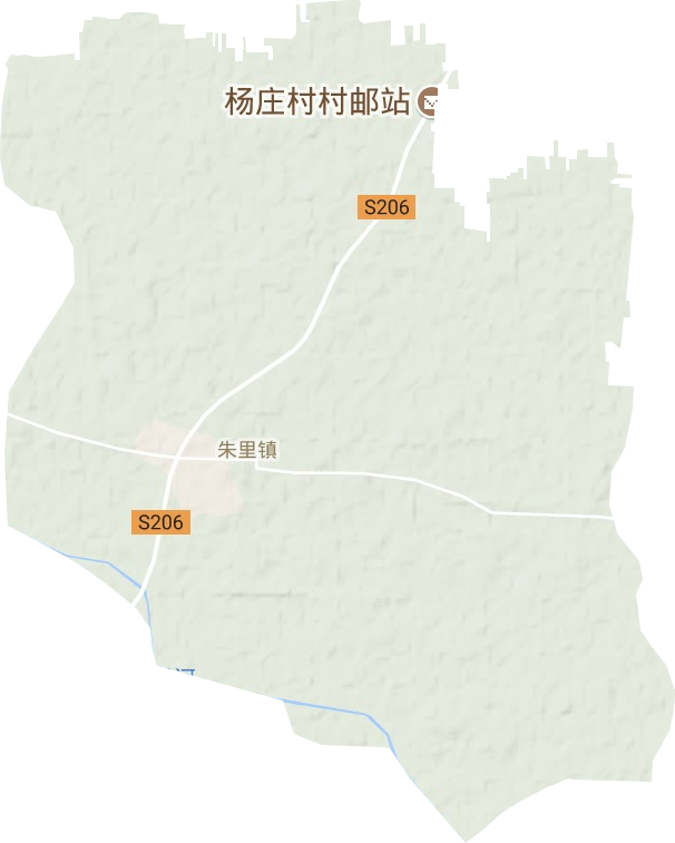朱里镇地形地图