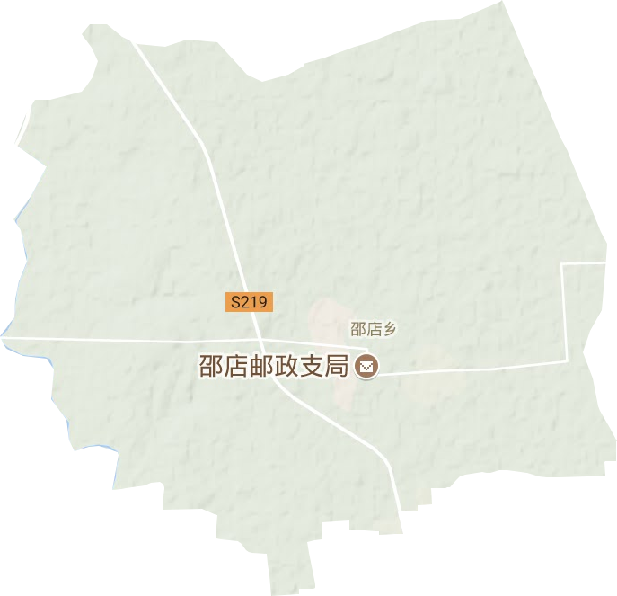 邵店镇地形地图