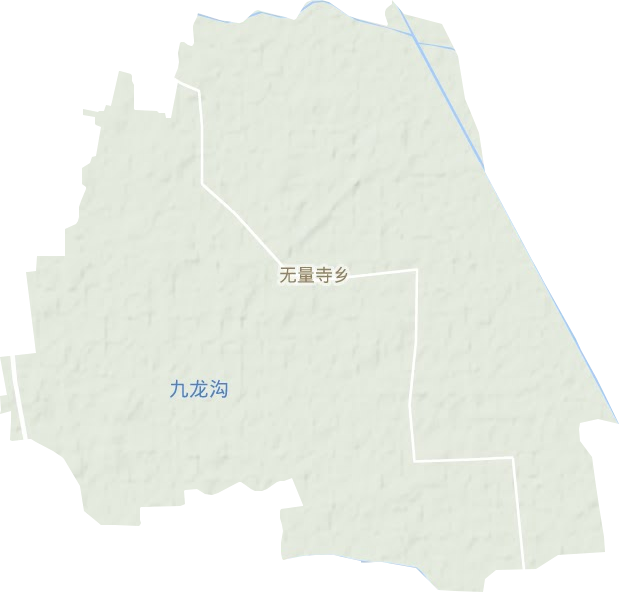 无量寺乡地形地图
