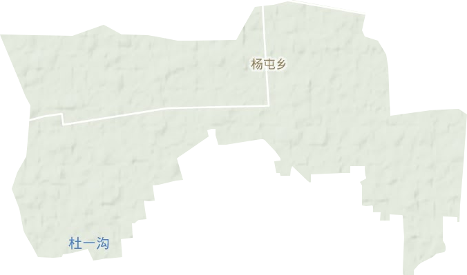 杨屯乡地形地图