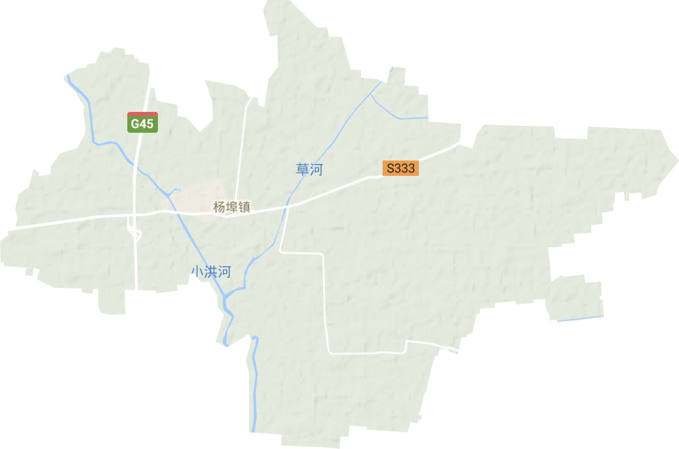 杨埠镇地形地图