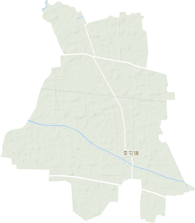 李屯镇地形地图
