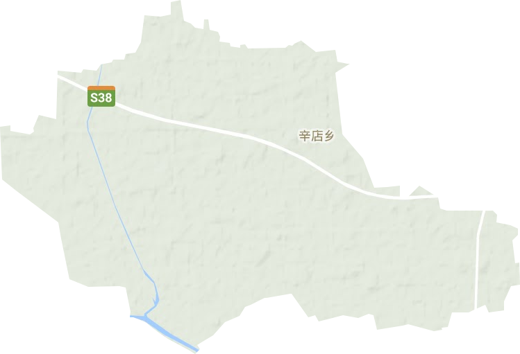 辛店乡地形地图