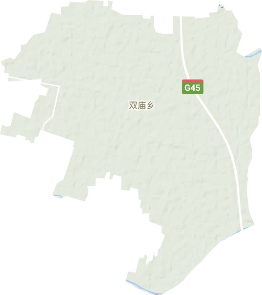 双庙乡地形地图