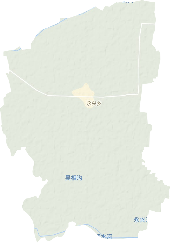 永兴镇地形地图