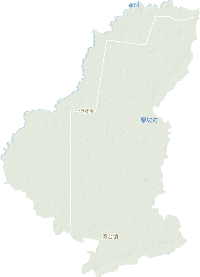 傅寨乡地形地图