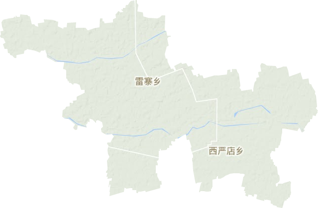 雷寨乡地形地图