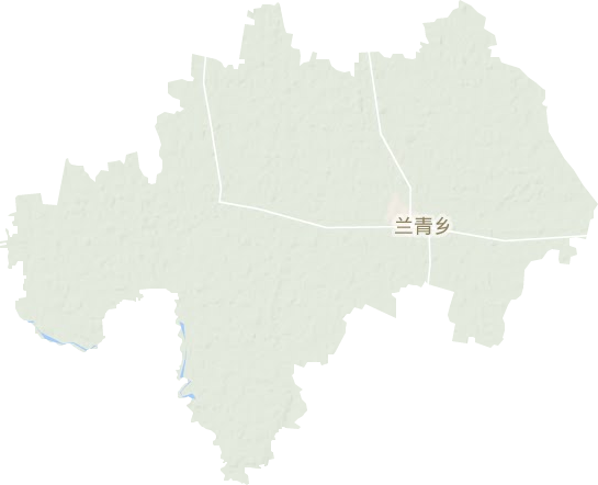 兰青乡地形地图