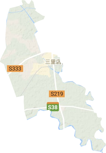 古塔街道地形地图