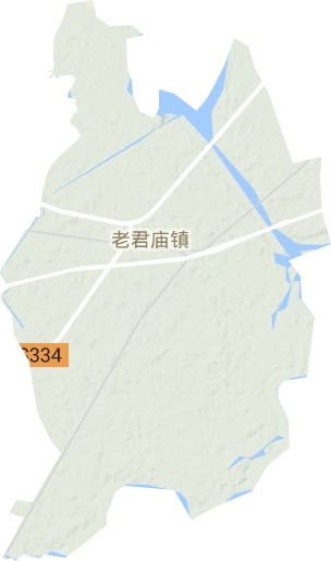 老君庙镇地形地图