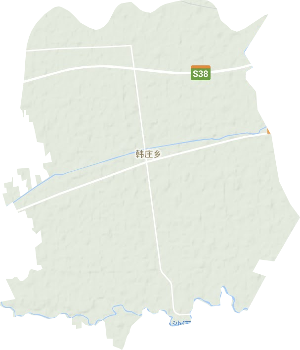 韩庄镇地形地图