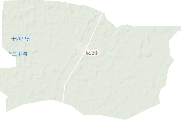 板店乡地形地图