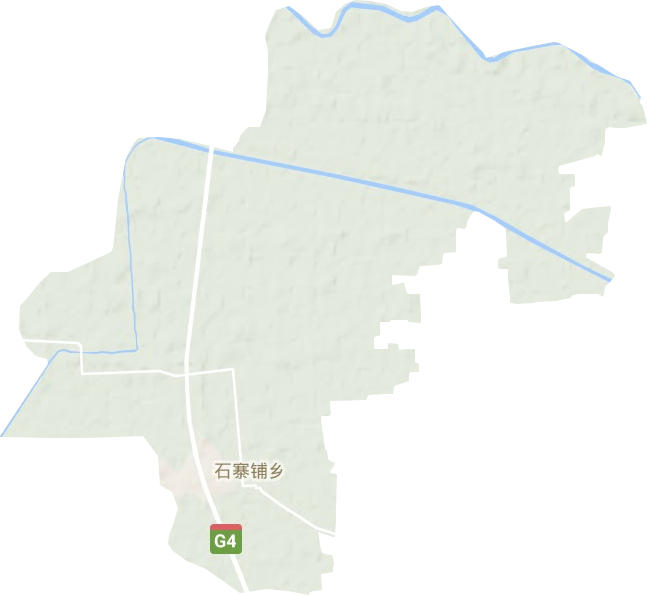 石寨铺镇地形地图