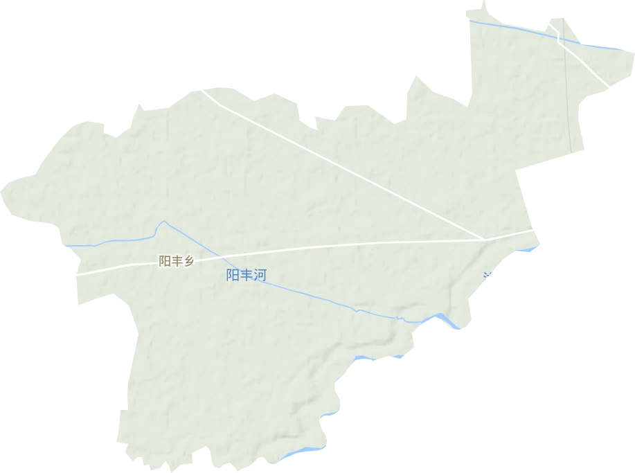 阳丰镇地形地图