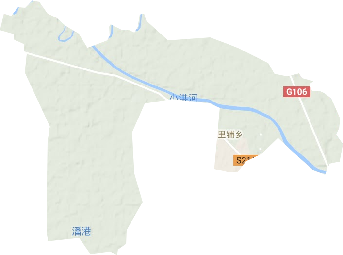 今是街道地形地图