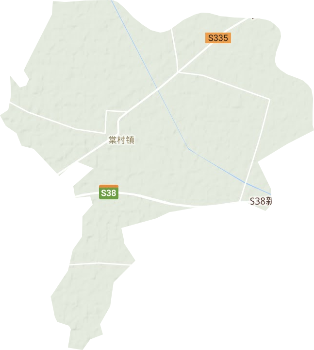 棠村镇地形地图