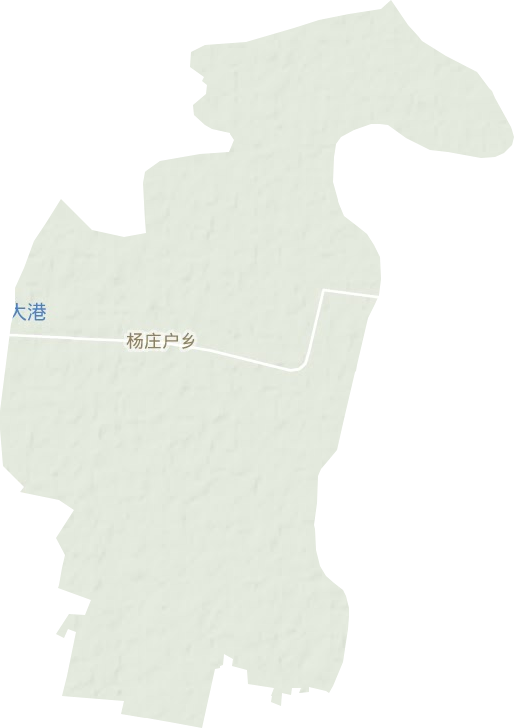 杨庄户乡地形地图