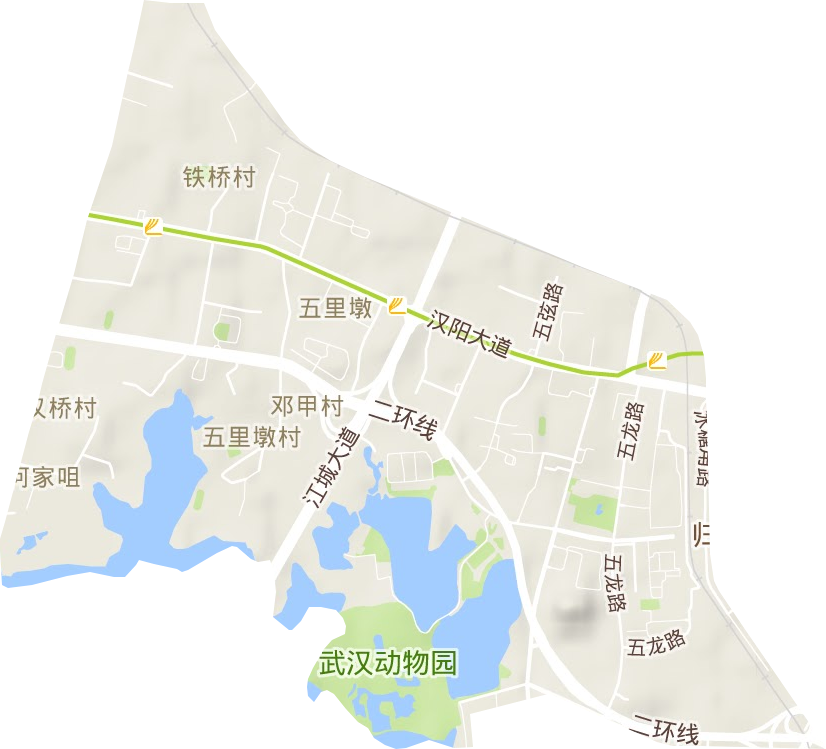 五里墩街办事处地形地图