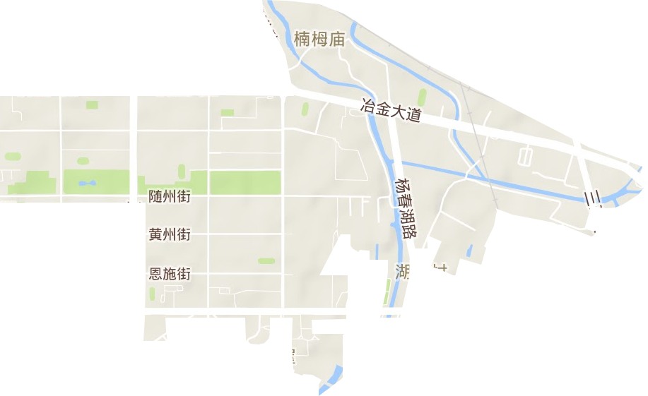 冶金街道地形地图
