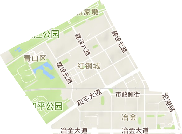 新沟桥街道地形地图