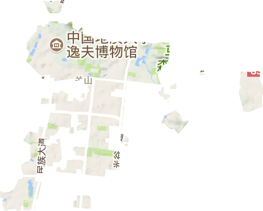 关山街道地形地图