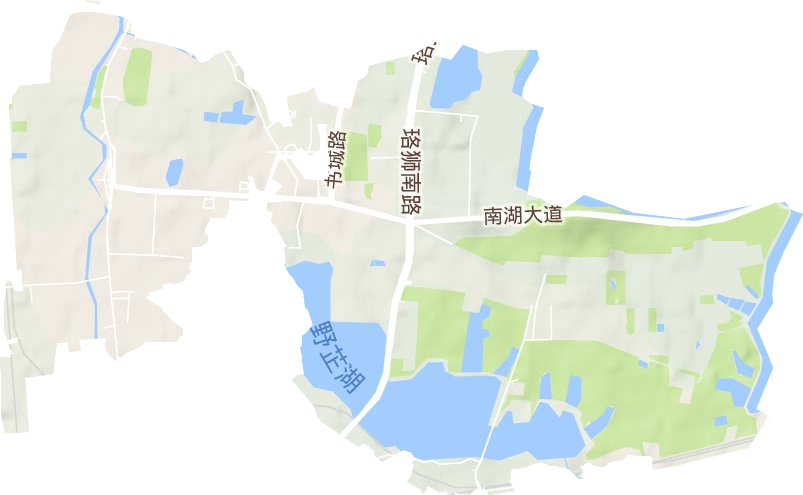 狮子山街道地形地图