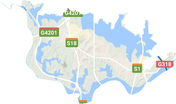 盘龙城经济开发区地形地图