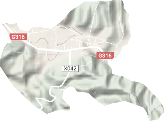 西城开发区地形地图