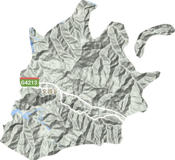 文峰乡地形地图