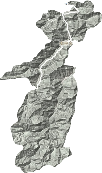 柳林乡地形地图