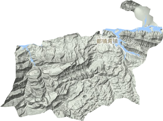 都镇湾镇地形地图