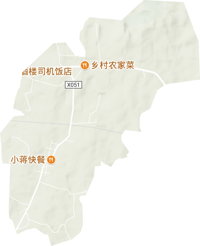 随阳农场地形地图