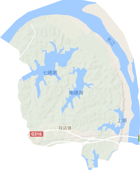 段店镇地形地图