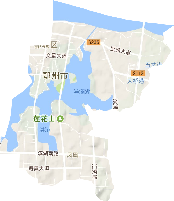 凤凰街道地形地图