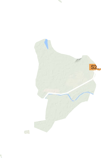 长港镇地形地图