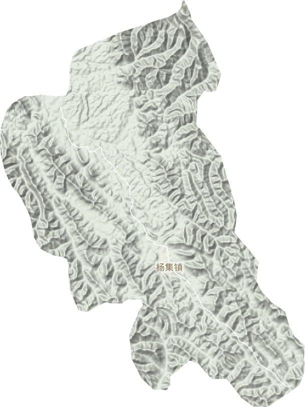 杨集镇地形地图