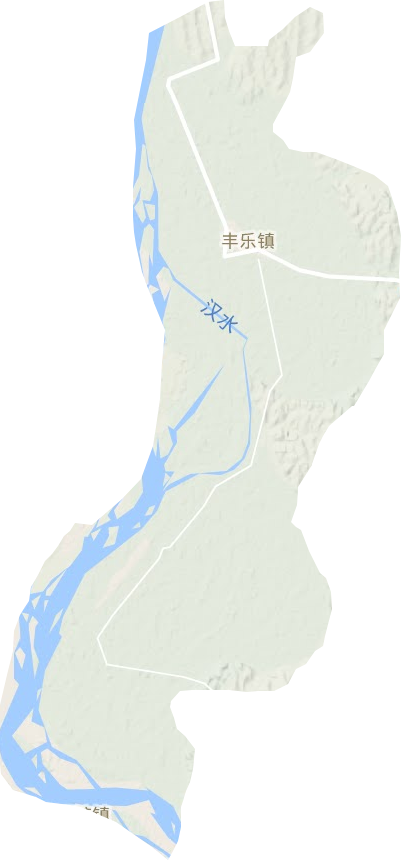 丰乐镇地形地图