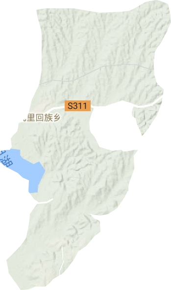 九里乡地形地图